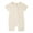 Beige, variant on WIBACKER Baby Boys Girls Bamboo Viscose Romper, 2 Way Zipper Short Sleeve Jumpsuits, Sleep and Play 0-24 Months