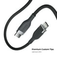 thumbnail image 5 of Liquipel Powertek Premium Braided USB-C to Lightning Cable - Black, 5 of 5