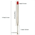 thumbnail image 2 of Metal Total Length 99mm Pen Metal Pen 1.0mm 1ml Home Office Desks Office Desk with Drawers Small Office Desk Office Desk L Shape Office Desk Organizers Office Organization And Storage Home Office, 2 of 7