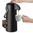 thumbnail image 1 of Dispensador de bebidas térmicas Airpot Coffee Carafe Geouja de 3 litros, 1 of 8