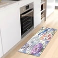 thumbnail image 6 of Bird Flower Area Rug, Anti Fatigue Large Floor Mat, Soft Absorbent Washable Plush Carpet with Non-Slip Rubber Back for Entryway, Bedroom, Sink, Kitchen, Bathroom, 39"x 20", 6 of 7
