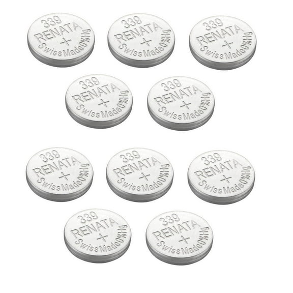Renata 10 x 339 Or SR614SW Watch Battery Swiss Made Silver Oxide 1.5 V