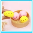 thumbnail image 4 of RKSTN Decompression Sticky Wall Ball Sticky Ball Squeeze Vent Ball Little Pink Pig And Little Yellow Chicken Decompression Sticky Wall Ball Yellow (No Luminous Light), 4 of 5
