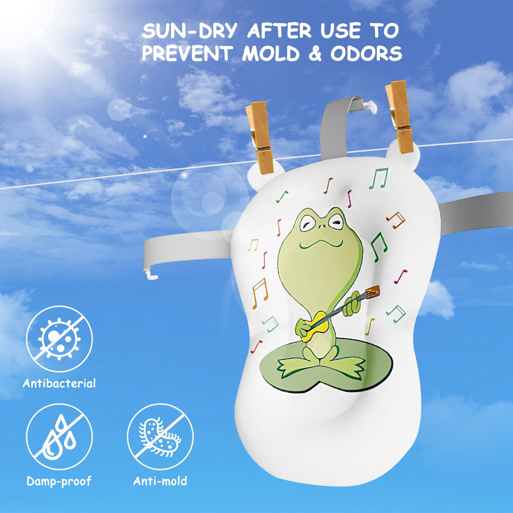 Baby Bathtub, Collapsible Newborn Bathtub for Infant to Toddler 0-12 Months with Soft Cushion+Baby Tub Sling and Thermometer, Portable Travel Bathtub, Foldable Infant Bathtub with No-Slip Feet, Green