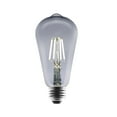 thumbnail image 2 of Better Homes & Gardens LED Vintage Light Bulb, ST19 40 Watts Smoke Classic Filament, E26, Dim - 4 Pk, 2 of 9