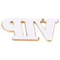 thumbnail image 2 of Unique Bargains Universal Gold Tone VIP Shaped Car Body Metal Decorative Emblem Badge Decal Sticker, 2 of 2
