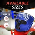 thumbnail image 4 of FightX Boxing Headgear For Youth MMA Training, MuayThai, Sparring Helmet For Protector (Blue, S/M), 4 of 7