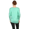 thumbnail image 3 of Women's Trendy style dolman sleeves solid tunic top, 3 of 3