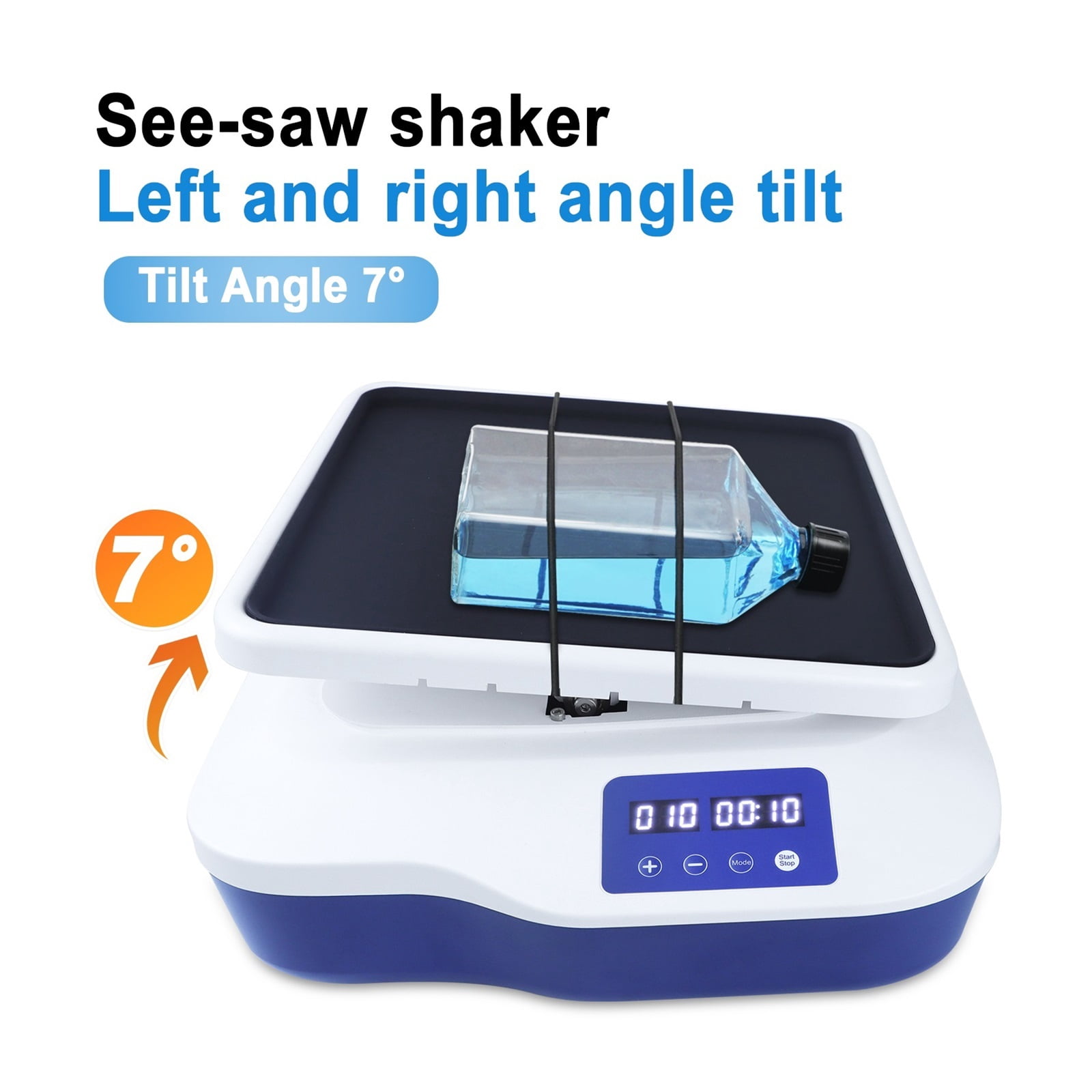 Circular Rocker SK-R1807-S LED Digital Rocking Shaker Mixing Oscillator Adjustable Speed 10-80rpm ,Easy to Use