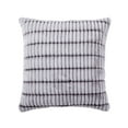 thumbnail image 2 of VCNY Home Henry 20" x 20" Grey Ash Jacquard Faux Fur Decorative Pillow, 2 of 5