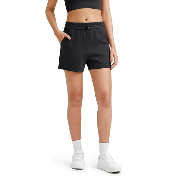 G4Free Athletic Shorts for Women Shockcord Sweat Shorts Summer Casual Lounge Shorts with Pockets Smoofit Modal Soft