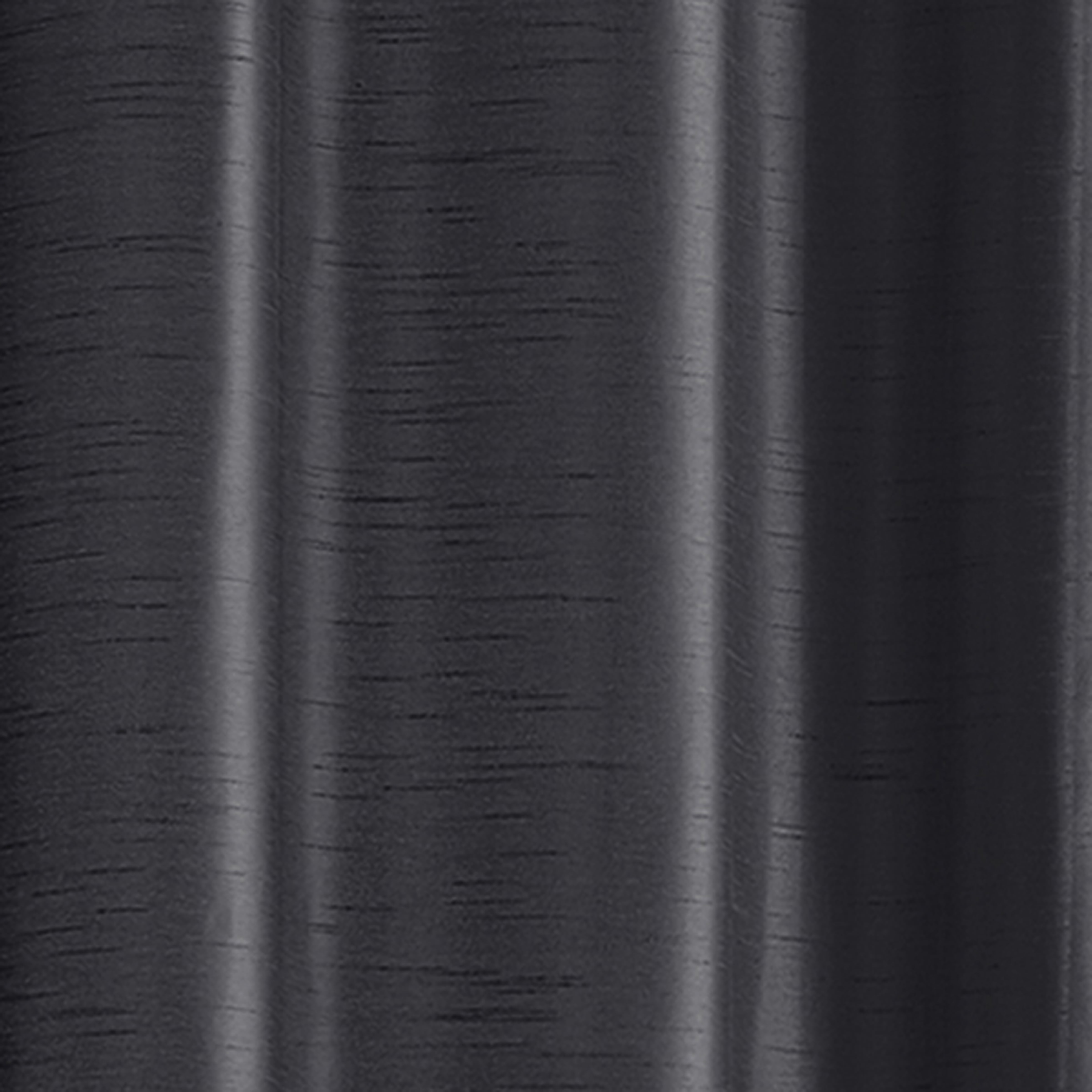 (1 pack) Mainstays Textured Faux Silk Light Filtering Grommet Curtain Panel, Set of 2, Black, 37” W x 84” L