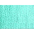 thumbnail image 1 of Ahgly Company Machine Washable Indoor Rectangle Solid Turquoise Blue Modern Area Rugs, 2' x 4', 1 of 4