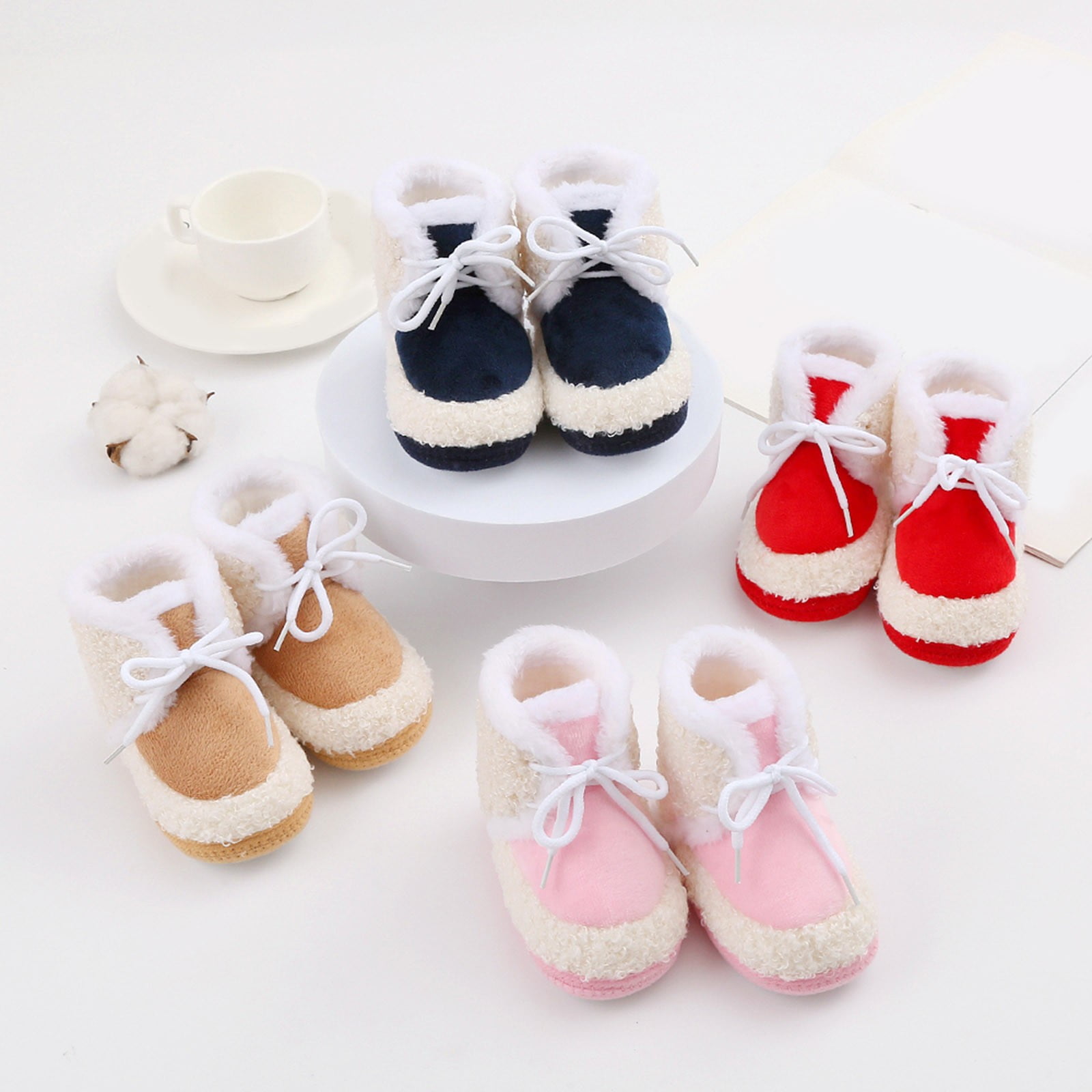 PEASKJP Baby Rain Boots Round Toe Pull on Splicing Riding Shoes for Baby Little Kid Big Kid Pink 13 Walmart