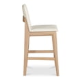 thumbnail image 3 of Moe's Home Collection Deco Counter Stool Wood White, 3 of 9