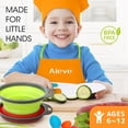 thumbnail image 4 of Set de utensilios de cocina Aieve para niños con cuchillo, 28 unidades, mayores de 6 años, 4 of 7