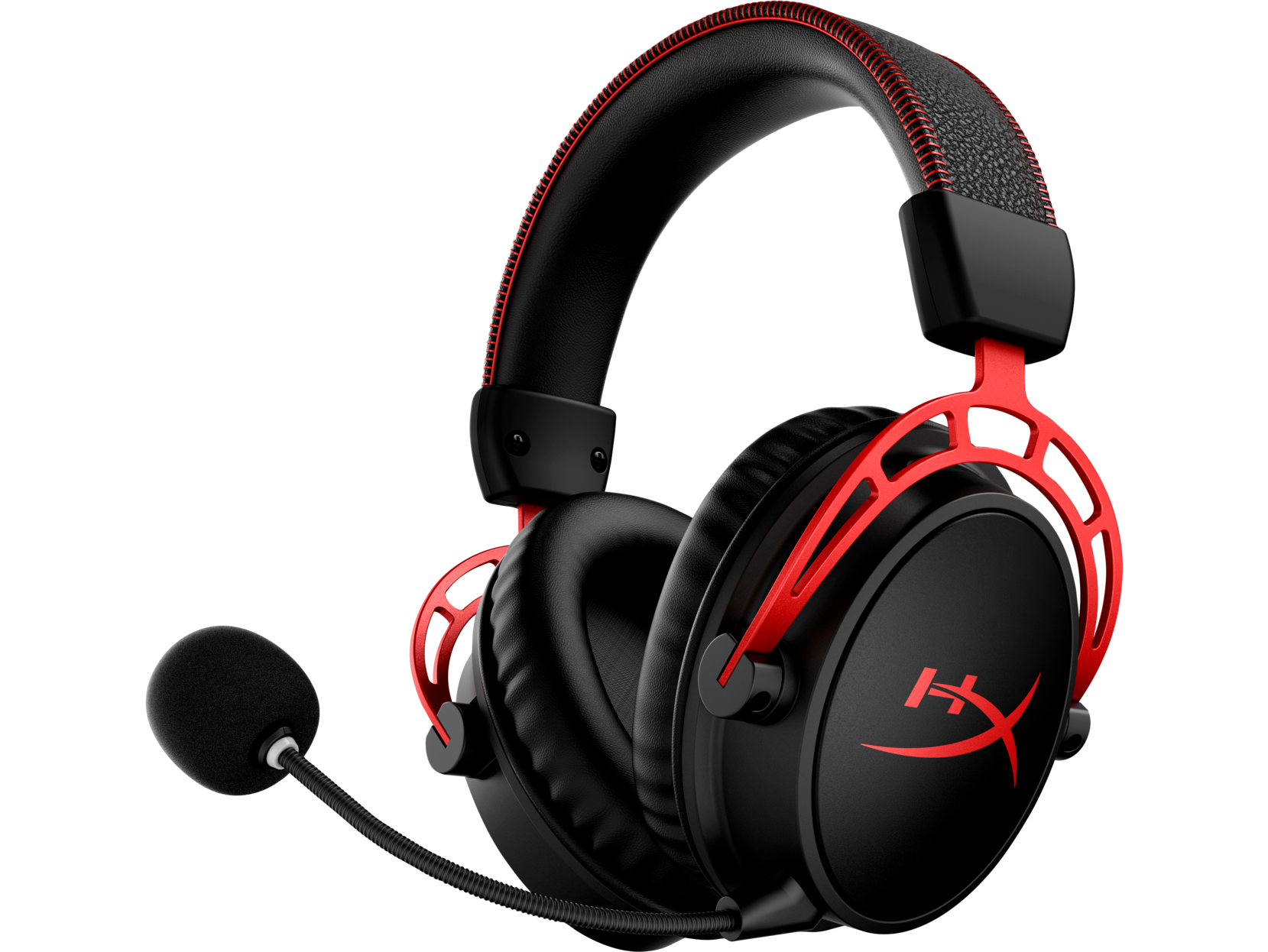 HyperX Cloud Alpha Wireless Over-Ear Gaming Headset, Red - image 5 of 7