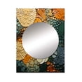 thumbnail image 2 of Designart "Earthy Euphony Hardedge Art wall decor VI" Abstract Mirror Wall Decor - Modern Multi-Color Abstract Living Room Wall Mirror Art - 40" x 30" Inch, 2 of 5