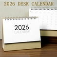 thumbnail image 7 of Desktop Calendar 2026 | Paper Kraft Cover | Large or Small | Full Year January–December | Foldable Stand | Daily Scheduling, 7 of 7
