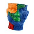 thumbnail image 4 of Maceta con cara pintada, maceta creativa, ideal como regalo, maceta , maceta de resina para patio, exterior, plantas de interior, 4 of 9