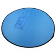 thumbnail image 1 of Screen Backdrop Photography Backdrop 2 In 1 142cm Round Blue Green Screen Backdrop Double Sided Collapsible Background For Live Broadcast, Online Conference, Web Teaching, Etc, 1 of 8