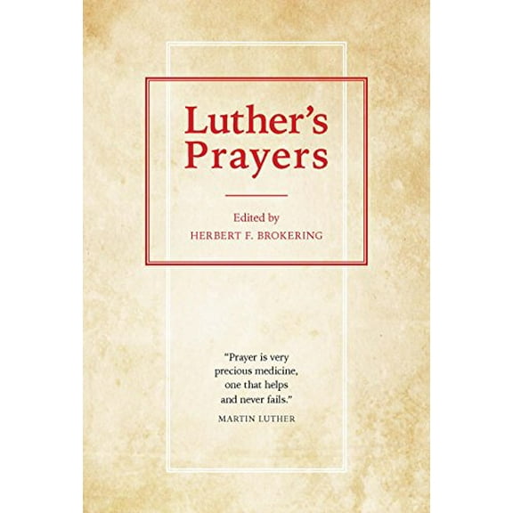 Pre-Owned Luther's Prayers, 9780806627557, 0806627557, Paperback, Reprint edition