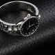 thumbnail image 4 of creativo de moda s de cristal para mujeres Tamaño 7-9 La aleación fuerte hace que la joyería sea difícil de romper y caer 9 de plata Salvador Anillos de dedo, 4 of 6
