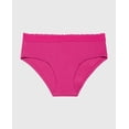 thumbnail image 4 of Culotte Hipster à Garniture Douillette en Rouge Fuchsia, 4 of 5