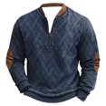 thumbnail image 4 of Outdoor Casual Pullover Men Fashion Textured Daily Sweatshirt, 4 of 11