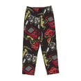 thumbnail image 4 of Haiem Vintage Gaming Women's Pajama Pants Ultra Lightweight Pjs Bottoms Sleepwear Bottom Pants With Pocket Drawstring-X-Large, 4 of 9