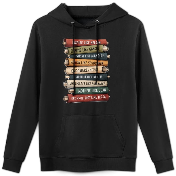 Sudadera estampada Citaciones Inspiradoras Famosos - unisex(L)