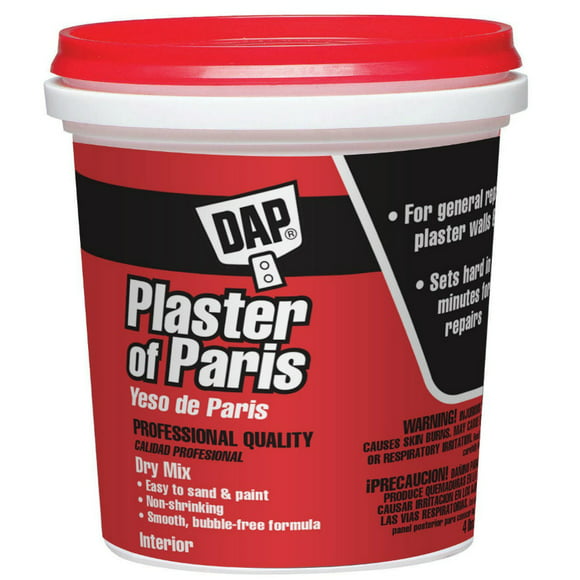 4 LB Pail White Plaster Of Paris Sets Fast Without Shrinking