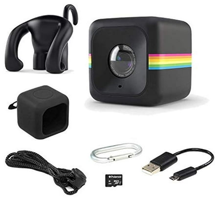 Polaroid Cube Act II – HD 1080p Mountable Weather-Resistant Lifestyle Action Video Camera & 6MP Still Camera w/ Image Stabilization, Sound Recording, Low Light Capability & Other Updated (Best Action Camera With Image Stabilization)
