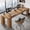Brown, variant on Wood Two-Person Office Desk, Modern Double Computer Desk, Extra Long Workstation Table for Home Office
