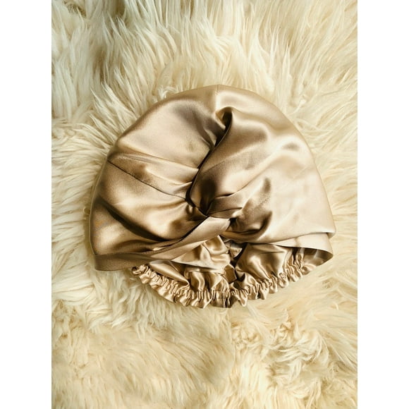 Marcheduluxe 100% Mulberry Silk Caps - Silk Bonnets - Hair Care Beauty Silk Turban - Sleep Hair Caps - Gifts for Women Turban Pure Silk Twisted