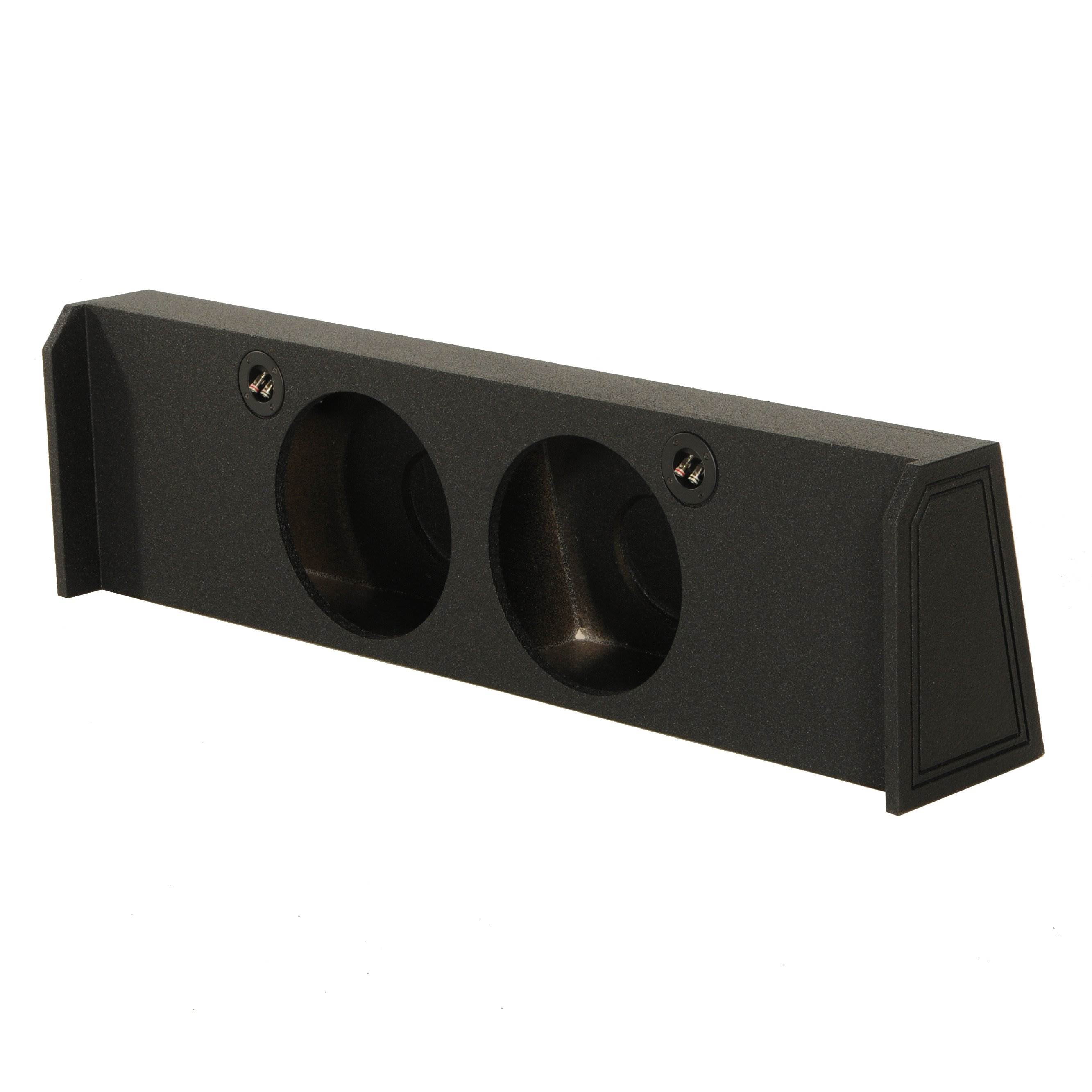 Rockville Dual 12 Subwoofer Sub Box w//Bedliner for 2009-Up Ford F-150 SuperCrew