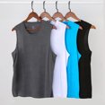 thumbnail image 1 of TFixol Camiseta deportiva sin mangas para hombre, camisetas elásticas de secado rápido, entrenamiento para correr, 1 of 8