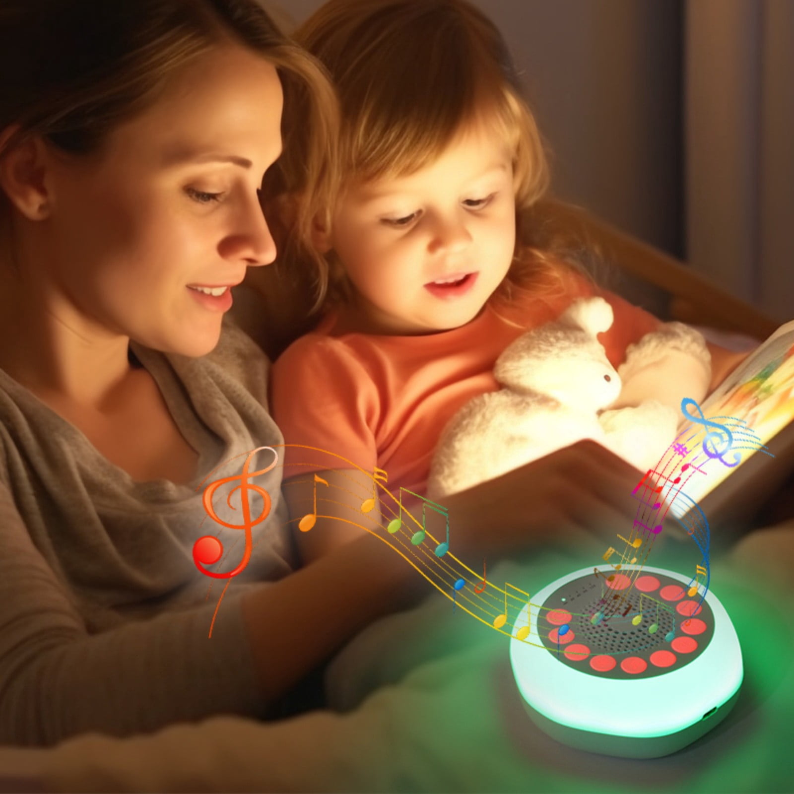 Music&nbsp;Boxes Baby Sleep Tool: Noise Sleep Device Warm Light Nightlight, Designed To Create A Comfortable Sleeping Environment For Babies!