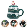 thumbnail image 3 of 1 Set Christmas Coffee Mug Ceramic Santa Tea Cups Ceramic Mug for Daily Use, 3 of 6