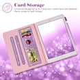 thumbnail image 3 of Case for New iPad 9.7" 2018 2017/ iPad Pro 9.7"/ iPad Air 2 1,Allytech Glitter [Auto Wake/Sleep] Sparkly Bling PU Leather Folio Flip Stand Universal Wallet Cover for Apple iPad 9.7-inch Tablet,Purple, 3 of 8