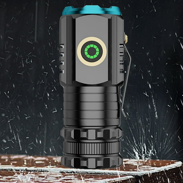 Sentmoon LED Flashlights High Lumens Flash Lights Led Home Portable Small Mini Three-eye Lamp Outdoor Strong Light Flashlight Rechargeable Super Bright Long-range