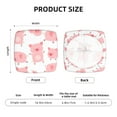 thumbnail image 6 of Gaeub Kawaii Pigs Square Chair Seat Cushion Cover,Wear-Resistant Chair Seat Cover, Household Chair Essentials,Anti-Scratch, 6 of 9