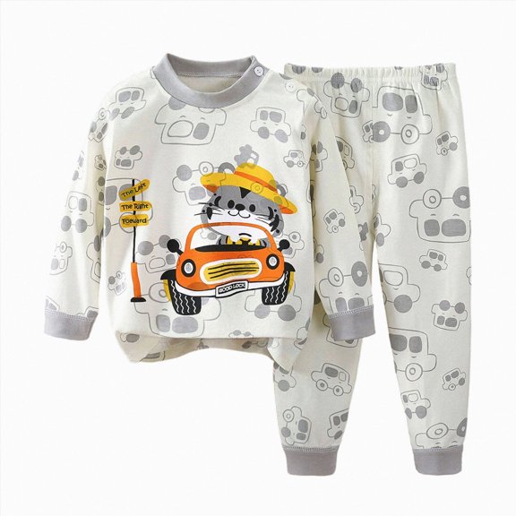 TAmten Toddler Baby Girl Clothes Girl Long Sleeve Pullover Sweatshirt Stretch Jogger Pants Fall Winter Outfit for 0 6 12 18 24 M 1t 2t 3t 4t 5t Pajamas & Dailywear Set Size 12-18 Months