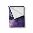 thumbnail image 2 of Nature Soft Flannel Fleece Throw Blanket, Epic Thunder and the Storm on the Sea Wave Horizon Bad Weather Atmosphere, Cozy Plush for Indoor and Outdoor Use, 70" x 90", Purple and Orange, by Ambesonne, 2 of 6