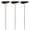 3pcs, variant on KGJQ Rustic Metal Flower Garden Stakes, Large Rusted Iron Flower Yard Art, 19.39 Inch Weather-Resistant Outdoor Decoration for Lawns Patio Pathway Farmhouse Ornament