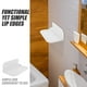thumbnail image 3 of Estante de pared flotante estante de almacenamiento de almacenamiento plegable montado en la pared estante de almacenamiento colgante, 3 of 4