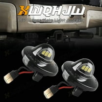 2x For Ford F150 RED TUBE LED License Plate Tag Light With Wiring Harness Socket