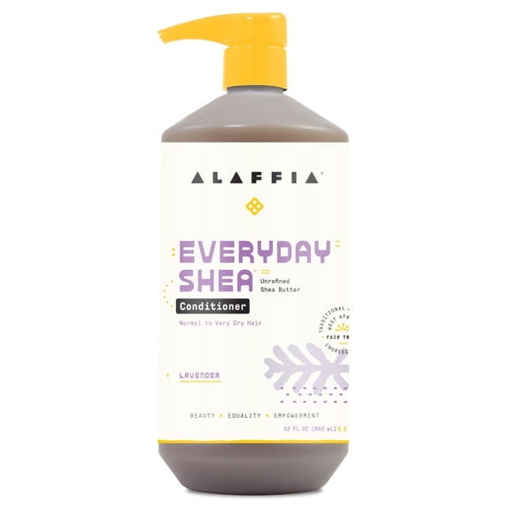 Alaffia Everyday Shea Conditioner - Lavender -- 32 fl oz