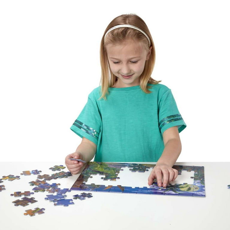 Personalized Puzzle - Jigsaw Puzzle Personalized - Dinosaur kids puzzle  (41360) BG1