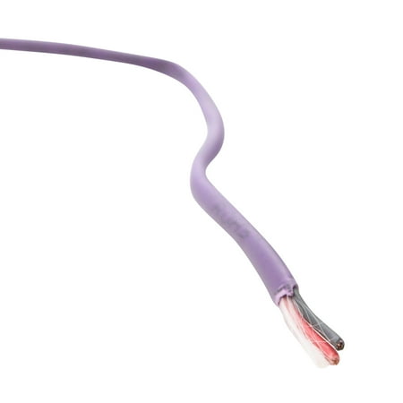 Str Plenum - Faster Cable P222C-Pur 22AWG 2C, 22/2 STR Plenum Control Cable, Purple, 1000'